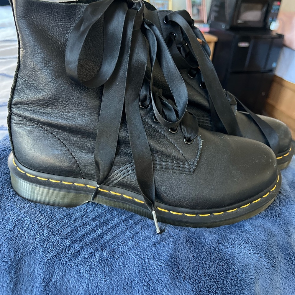 Dr. Martens Black Leather Boots